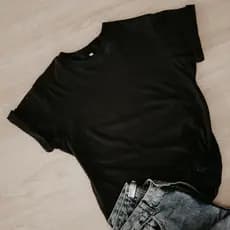 T-Shirt Feminina Basica Camiseta Sem Estampa Gola Redonda Envio Imediato