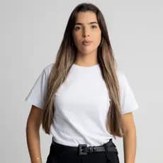 Camisa Camiseta Feminina Basica T-Shirt 100% Algodão Promoção