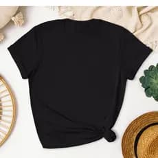 T-shirt Feminina Camiseta Lisa 100% Algodão Sem Estampa Tendência