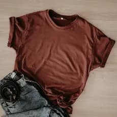 T-Shirt Feminina Basica Gola Redonda 100% Algodão