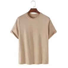Camiseta Lisa Sem Estampa 100% Algodão Camisa Streetwear Unissex Tendencia