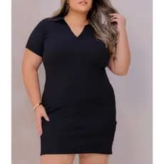 vestido camisa plus