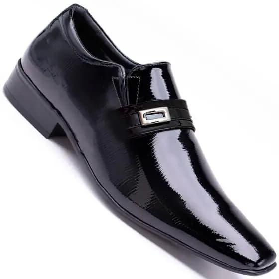 Sapato Social Masculino Benk Preto - Conforto e Estilo Para Festas, Eventos e Seu Dia a Dia!