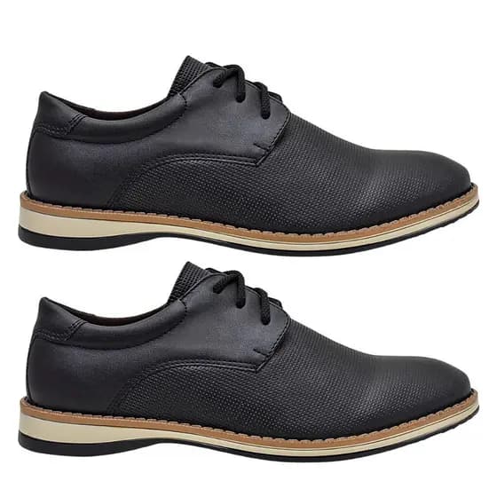 Kit Sapato Oxford Masculino Social Dia a Dia Trabalho Moda Intaliana