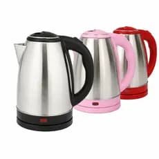 Jarra Elétrica Inox 1,8L Chaleira Elétrica Ferve Rápido Desligamento Automático 220V Preta Vermelha Rosa