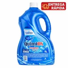 QuimiOX 5L Original Quimiprol Oxigênio Ativo – Removedor de Manchas para Roupas e Limpeza Geral Multiuso Sem Cloro