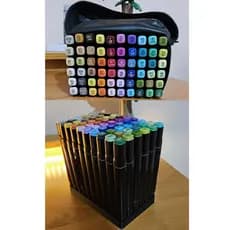 Suporte Organizador Para Canetas Touch Para Bolsa e Mesa Marcadora Ponta Dupla Bolsinha 24/36/60/80/100/120/168