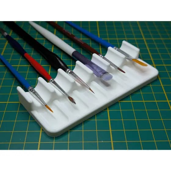Suporte para Pincel Apoio Descanso Organizador para Pinceis Pintura Artesanato 6 Pinceis