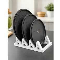 Organizador de Tampas de Panela Para Cozinha Universal Moderno Suporte Diversas Tampas Porta-Tampas