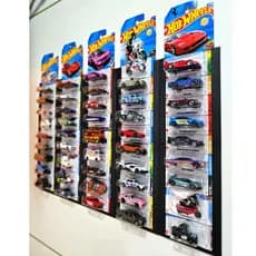 Display Expositor Hot Wheels Suporte Para Parede Carrinho Gearhead Miniaturas Para 5/10 Carrinhos Blister