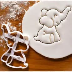 Cortador e Marcador de Biscoitos Cookie e Massa de Elefante para Festas Divertido