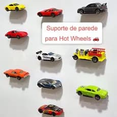 Kit Display Hot Wheels Parede Suporte Prateleiras Miniatura 1:64 Estante Carrinhos Carro Gearhead