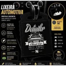 Lixeira Automotiva Detailer Organizador Carro 10 Unidades