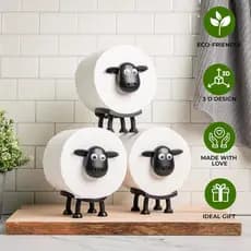 Suporte de Papel Higiênico em Forma de Ovelha Nórdica, Suporte de Papel Higiênico Embutido, Suporte de Papel Higiênico d