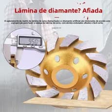 Fornecimento de discos diamantados espessados para cimento e concreto, disco de polimento para esmerilhadeira angular, d