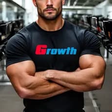 Camiseta Treino Academia T-Shirt Padrão Growth Original - fit fitness