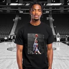 Camiseta Basquete Americano Jogador Algodão Unissex Blusa torcedor Nb Enterrada