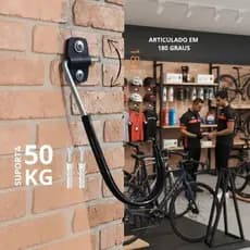 Suporte Gancho Vertical de Bicicleta para Parede Multiuso Articulado. Edição Limitada