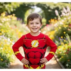 Blusa The Flash Infantil Camiseta Masculino Inverno Verão 2 ao 12