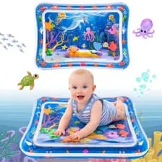 Tapete de Água Inflável Bebê Sensorial Tummy Time Infantil Aquário Interativo