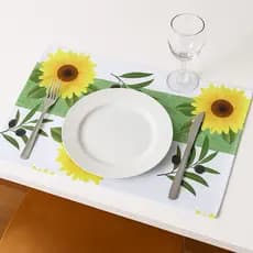 kit Jogo Americano 4 Lugares retangular Jantar para Mesa Posta, Descanso de Prato