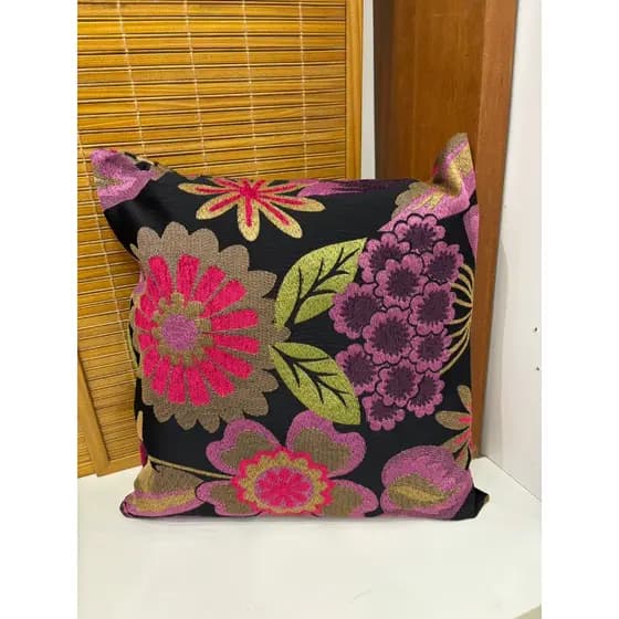 Capa de Almofada 50x50 Kit 2 Unidades Decorativa Moderna Estampada Sofá Sala Quarto