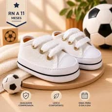 Tênis de bebê menino tenis Starzinho sapatinho de bebê preto estrelinha tênis branco de bebê