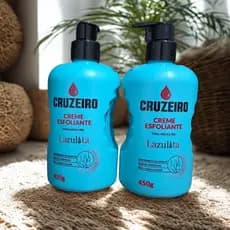 Kit 2 unidades Creme Esfoliante Manicure Cruzeiro 450gr – Hidrata e Renova Mãos e Pés, Esfoliação Suave.
