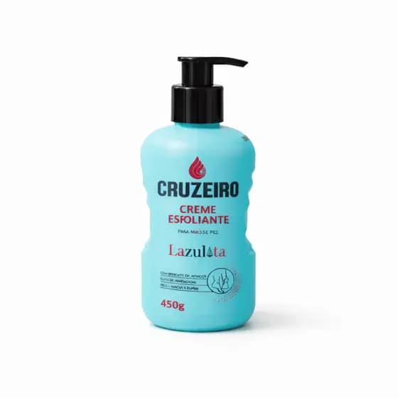 Creme Esfoliante Cruzeiro para Mãos e Pés Lazulita 450g Beleza Feminina