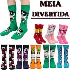 Moda Anime Homem Meias Homens Casais Cosplay Personalidade Hip Hop Harajuku Mulher Engraçadas