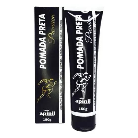 Pomada Preta 150g Perfeita Para Alívio Rápido Para Dores Musculares e Dores Nas Costas