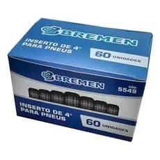 Refil Profissional para Pneu Remendo Tipo Macarrão 6x100mm com 60 Unidades na Caixa - Bremen