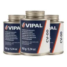 Kit 3 Colas Borracheiro Vipal para Remendo de Câmara e Pneu