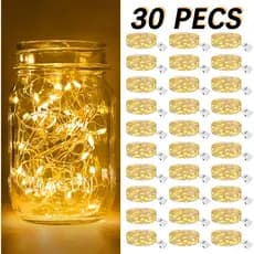 30 Fio Luzes De Fada Led 2 ou 3 Metros Para Estantes Festa Em Casa De Casamento Decoração De Natal