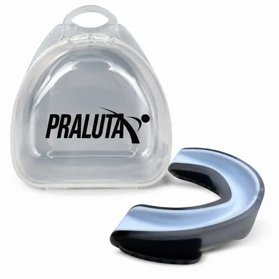 Protetor Bucal Simples com Estojo Lutas Muay thai Boxe Jiu Jitsu Kickboxing Praluta