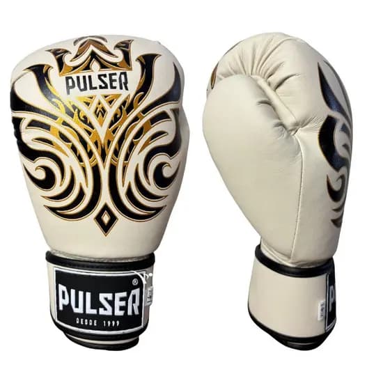 Luva de Boxe Muay Thai Kickboxing Luta Microfibra Profissional Pulser