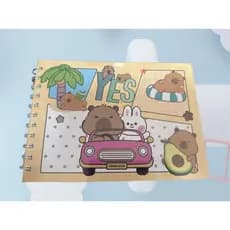 Livro para colorir personagens-Vários estilos-50 FOLHAS