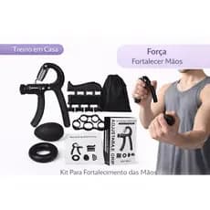 Kit 5 Pçs Hand Grip Aperto Dedos Mãos Punho Fisioterapia fitness