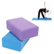 Kit Bloco de Yoga Tijolinho para Ioga e pilates E.V.A 23x15x7,5cm