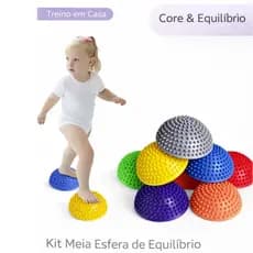 Bola de Massagem Meia Esfera para Equilíbrio e Treino | Yoga Pilates