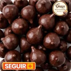 Figo 100 grs cristalizado banhado c/ Chocolate meio amargo