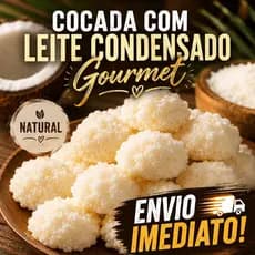 Cocada com Leite Condensado gourmet