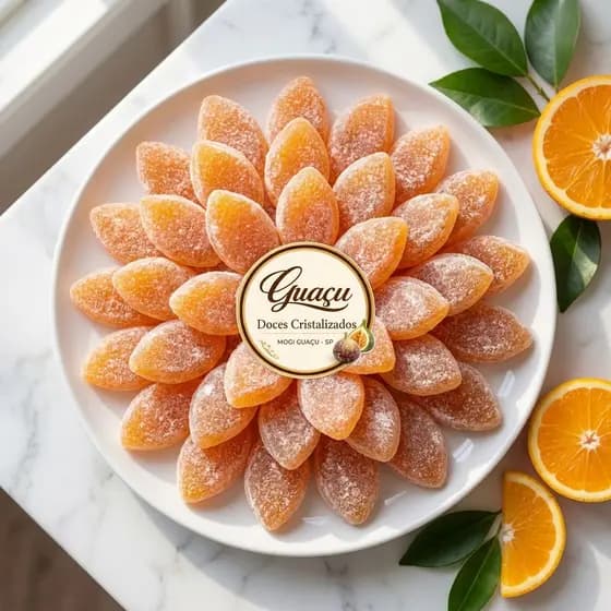 100 GRS LARANJA  Cristalizada Selecionada