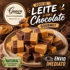 Doce de leite com chocolate gourmet