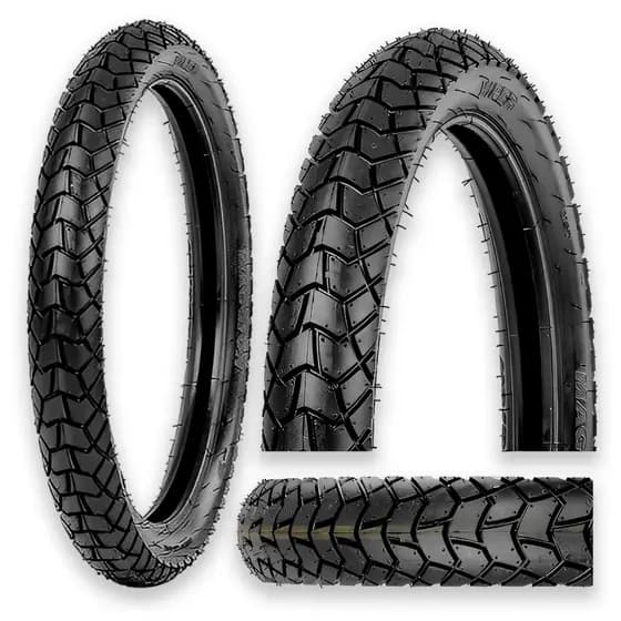 Pneu 90/90-21 Maggion Viper Dianteiro Lander Xre Tornado Falcon Xt Tenere Uso Com Câmera Novo