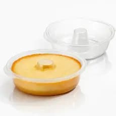 Forma de Pudim Bolo para Micro-ondas 2 Litros – Plástico Livre de BPA Resistente