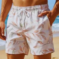 Short Tactel Estampado Masculino Bermuda Mauricinho Tactel Grosso e Elastano - Academia Praia Verão