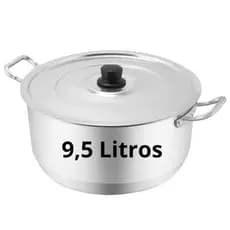 Caçarola Industrial Grande N30 Linha Hotel 9,5 Litros