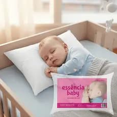 Travesseiro Baby Antialérgico 40x30cm Super Macio E Confortável Selecione Quantidade