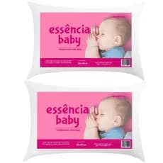 Combo Travesseiro Baby Antialérgico 40x30cm Super Macio E Confortável